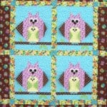 Sweet Peep baby quilt