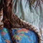 Art Quilt By Rebecca Turner: Save the Earth