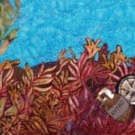 Art Quilt By Suzanne Edkins: Protect Our Kelp!