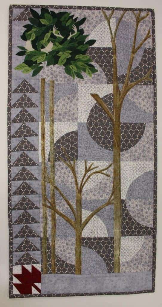 Stuck, art quilt by Patricia Koziol