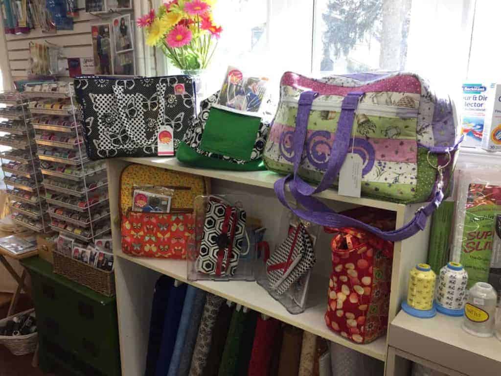 Display of Brenda Miller Bags