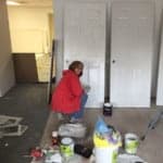 painting new studio space